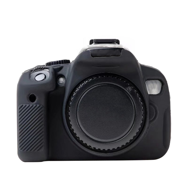 For Canon EOS 600D Soft Silicone Protective Case(Black) by bashfashion