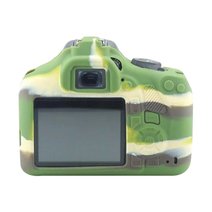 Soft Silicone Protective Case for Canon EOS 2000D (Camouflage) by bashfashion
