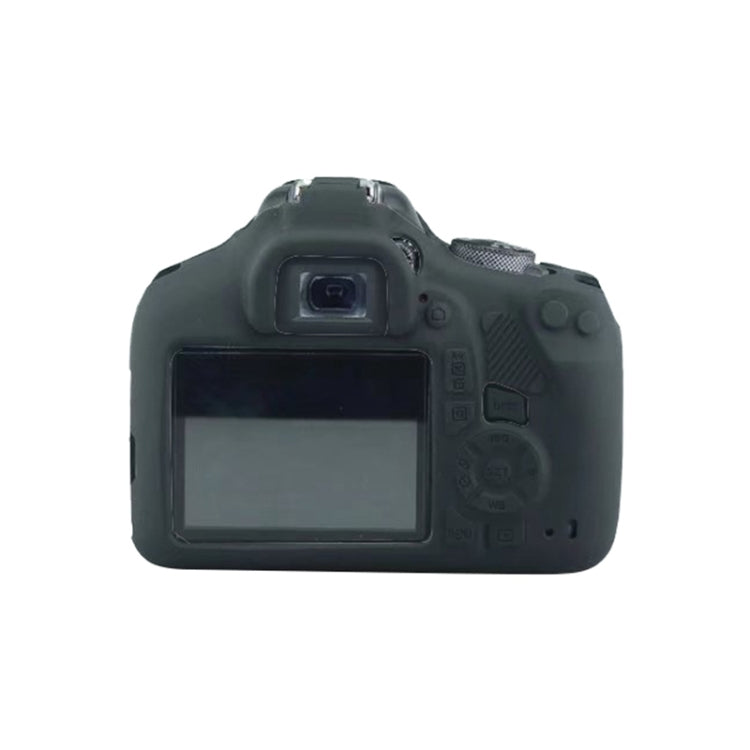 Soft Silicone Protective Case for Canon EOS 2000D (Black) by bashfashion
