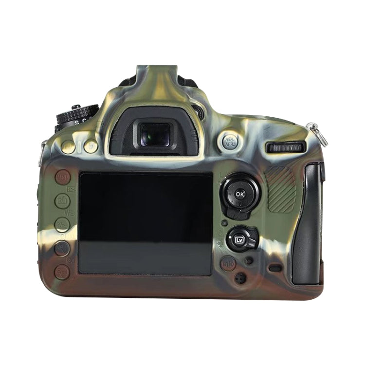 For Nikon D600 / D610 Soft Silicone Protective Case(Camouflage) by bashfashion