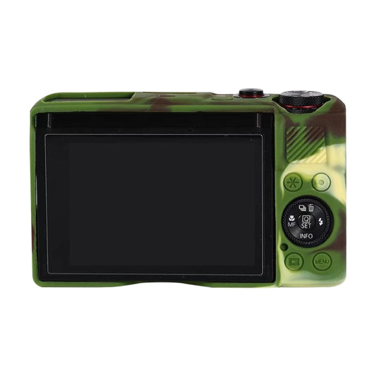 For Canon PowerShot G7 X Mark III / G7X III / G7X3 Soft Silicone Protective Case(Camouflage) by bashfashion