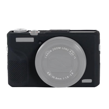 For Canon PowerShot G7 X Mark III / G7X III / G7X3 Soft Silicone Protective Case(Black) by bashfashion