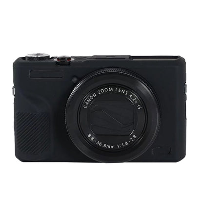 For Canon PowerShot G7 X Mark III / G7X III / G7X3 Soft Silicone Protective Case(Black) by bashfashion
