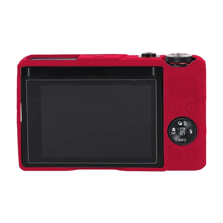For Canon PowerShot G7 X Mark III / G7X III / G7X3 Soft Silicone Protective Case(Rose Red) by bashfashion