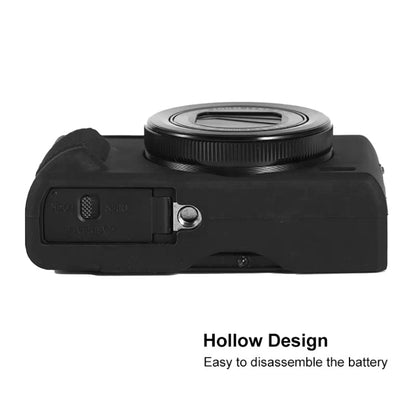 For Canon PowerShot G7 X Mark III / G7X III / G7X3 Soft Silicone Protective Case(Rose Red) by bashfashion