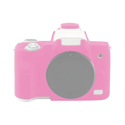 For Canon EOS M50 Mark II / M50 II Soft Silicone Protective Case(Rose Red) by bashfashion