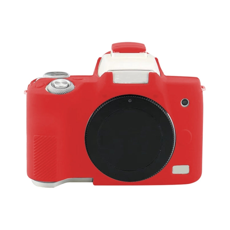 For Canon EOS M50 Mark II / M50 II Soft Silicone Protective Case(Red) by bashfashion