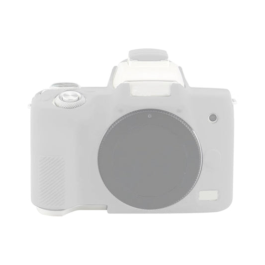 For Canon EOS M50 Mark II / M50 II Soft Silicone Protective Case(White) by bashfashion
