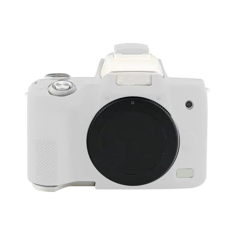 For Canon EOS M50 Mark II / M50 II Soft Silicone Protective Case(White) by bashfashion