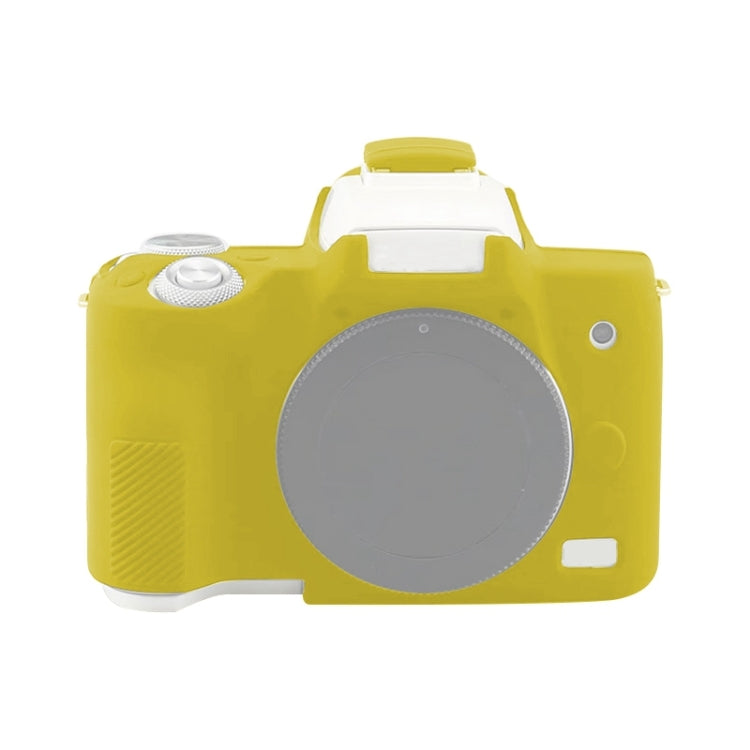 For Canon EOS M50 Mark II / M50 II Soft Silicone Protective Case(Yellow) by bashfashion
