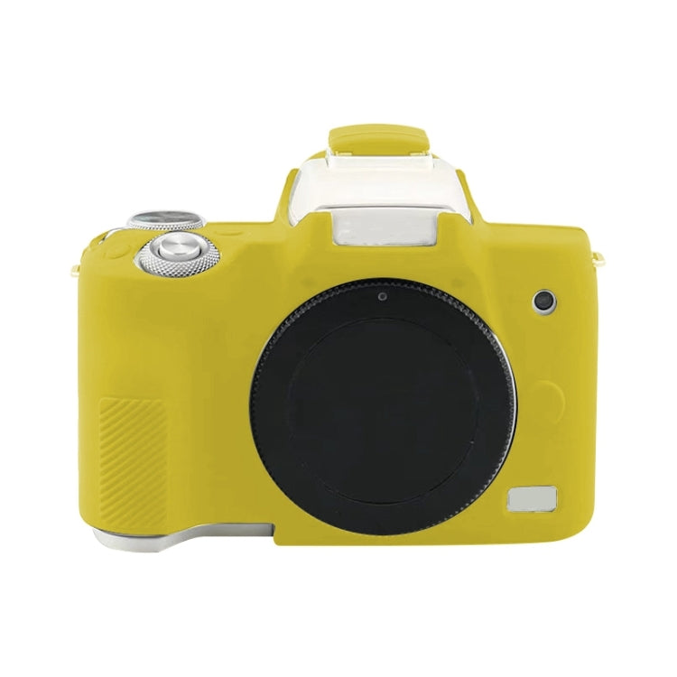 For Canon EOS M50 Mark II / M50 II Soft Silicone Protective Case(Yellow) by bashfashion
