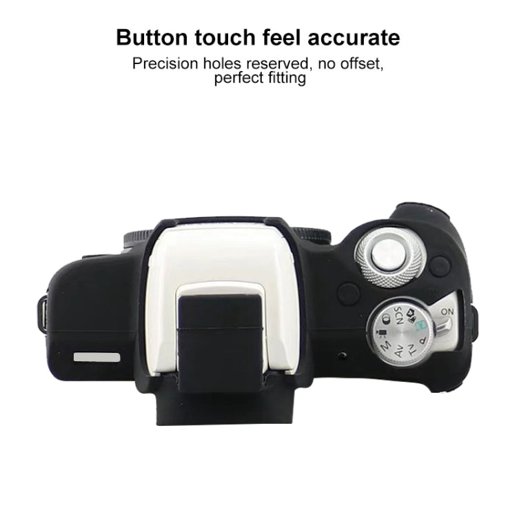 For Canon EOS M50 Mark II / M50 II Soft Silicone Protective Case(White) by bashfashion