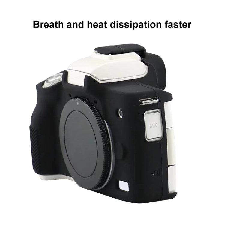 For Canon EOS M50 Mark II / M50 II Soft Silicone Protective Case(White) by bashfashion