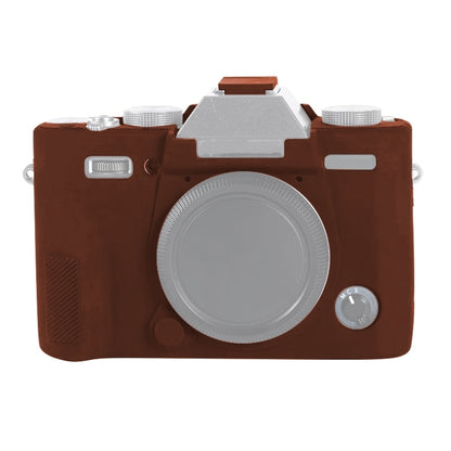 For FUJIFILM X-T30 Soft Silicone Protective Case(Coffee) by bashfashion
