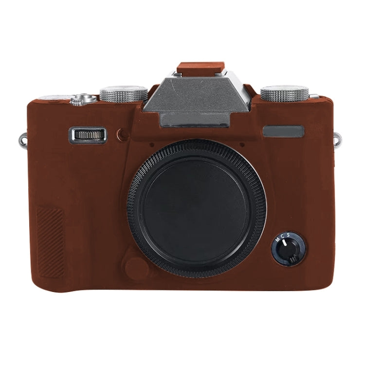 For FUJIFILM X-T30 Soft Silicone Protective Case(Coffee) by bashfashion