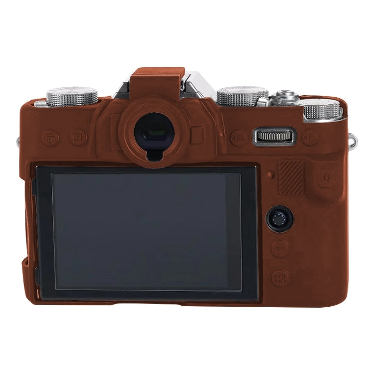 For FUJIFILM X-T30 Soft Silicone Protective Case(Coffee) by bashfashion