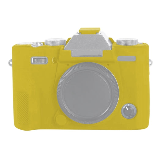 For FUJIFILM X-T30 Soft Silicone Protective Case(Yellow) by bashfashion