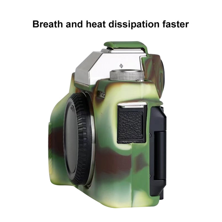 Soft Silicone Protective Case for FUJIFILM X-T200 (Camouflage) by bashfashion