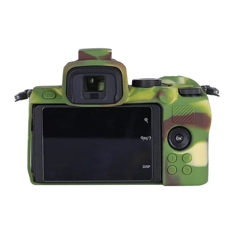 Soft Silicone Protective Case for Nikon Z50 (Camouflage) by bashfashion
