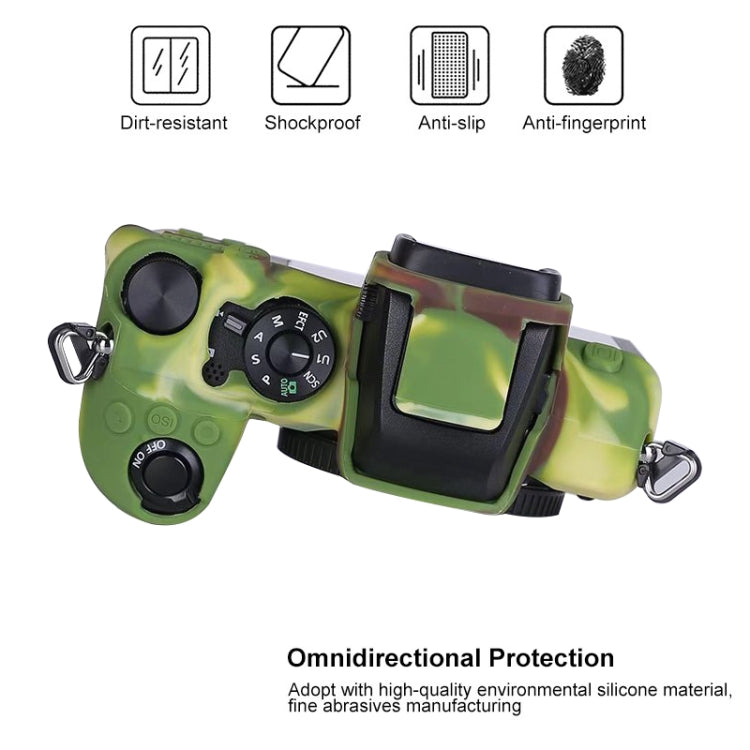 Soft Silicone Protective Case for Nikon Z50 (Camouflage) by bashfashion