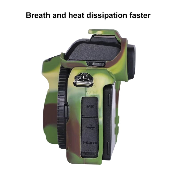 Soft Silicone Protective Case for Nikon Z50 (Camouflage) by bashfashion