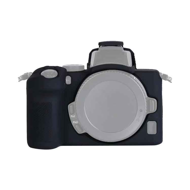 Soft Silicone Protective Case for Nikon Z50 (Black) by bashfashion