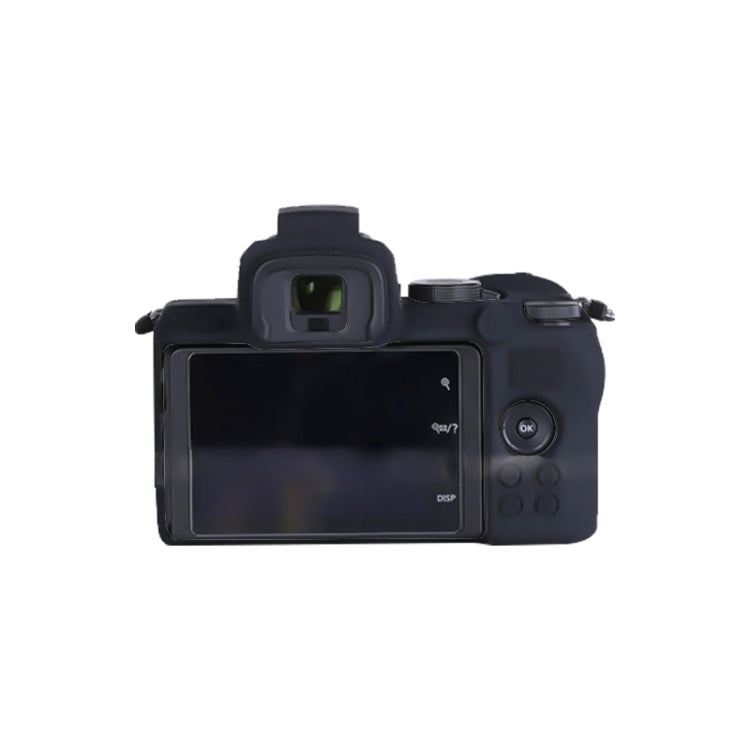 Soft Silicone Protective Case for Nikon Z50 (Black) by bashfashion