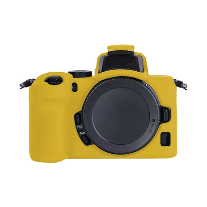 Soft Silicone Protective Case for Nikon Z50 (Yellow) by bashfashion