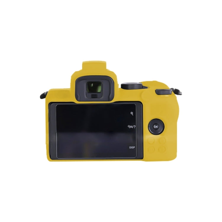 Soft Silicone Protective Case for Nikon Z50 (Yellow) by bashfashion