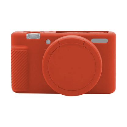 Soft Silicone Protective Case for Sony ZV-1 (Orange) by bashfashion