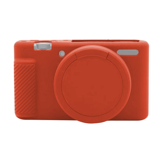 Soft Silicone Protective Case for Sony ZV-1 (Orange) by bashfashion