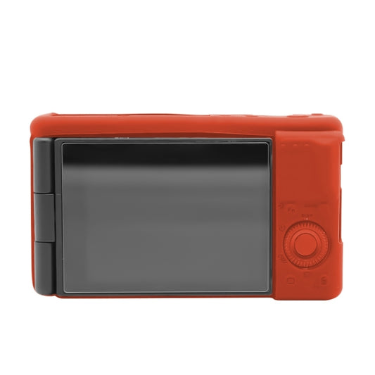 Soft Silicone Protective Case for Sony ZV-1 (Orange) by bashfashion