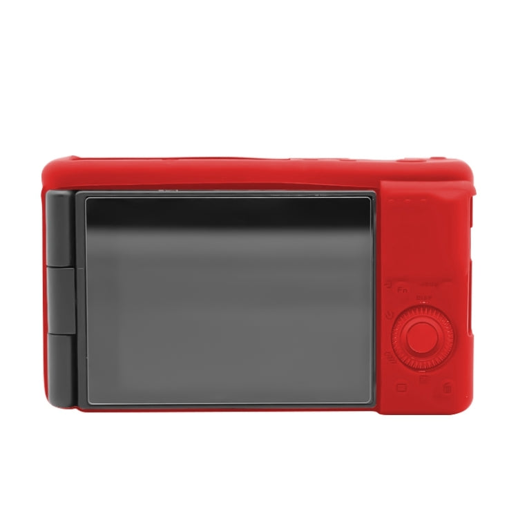 Soft Silicone Protective Case for Sony ZV-1 (Red) by bashfashion