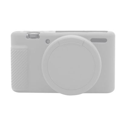 Soft Silicone Protective Case for Sony ZV-1 (White) by bashfashion
