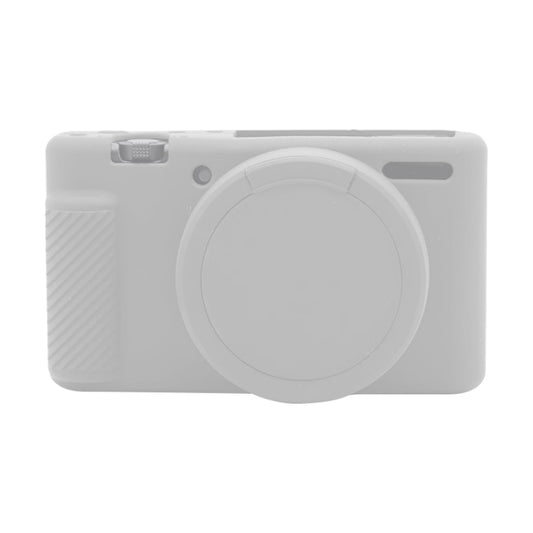 Soft Silicone Protective Case for Sony ZV-1 (White) by bashfashion