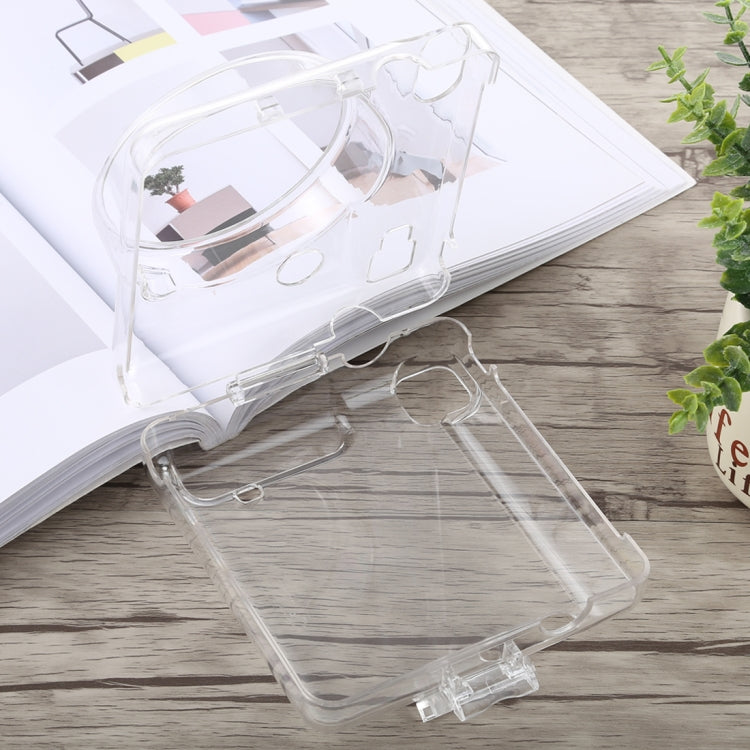 Protective Crystal Shell Case with Strap for FUJIFILM instax SQUARE SQ6 (Transparent) by bashfashion