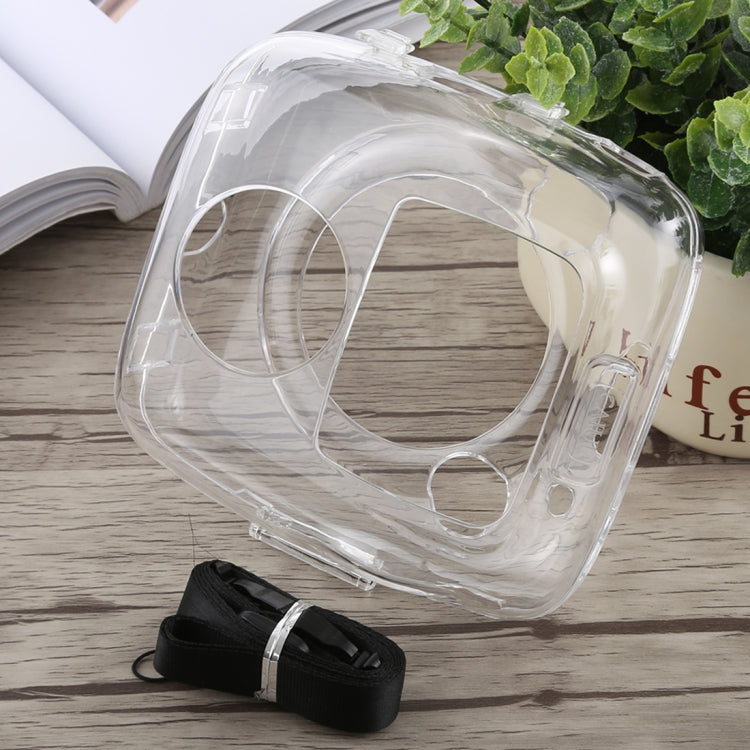 Protective Crystal Shell Case with Strap for FUJIFILM instax SQUARE SQ10 (Transparent) by bashfashion