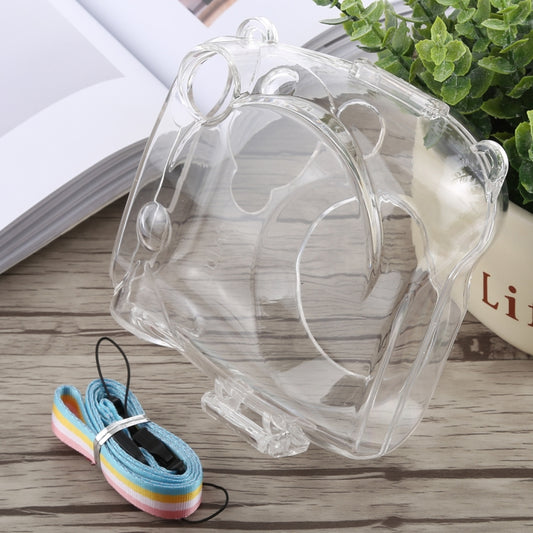 Protective Crystal Shell Case with Strap for FUJIFILM instax mini 7S (Transparent) by bashfashion
