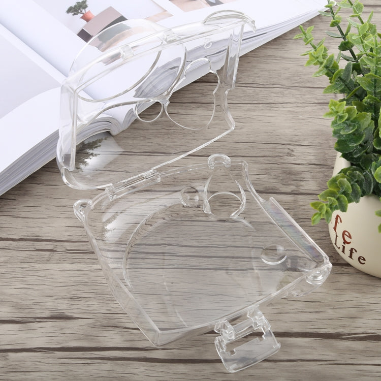 Protective Crystal Shell Case with Strap for FUJIFILM instax mini 7S (Transparent) by bashfashion