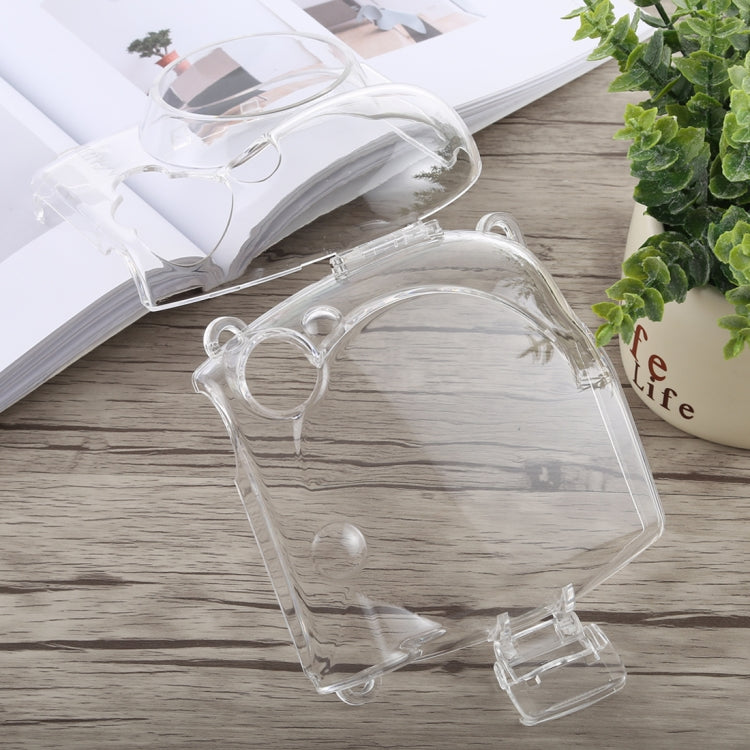Protective Crystal Shell Case with Strap for FUJIFILM instax mini 7S (Transparent) by bashfashion