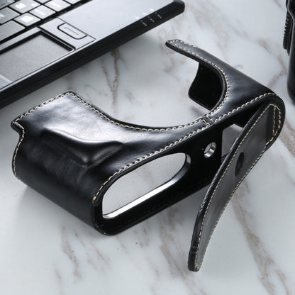 1/4 inch Thread PU Leather Camera Half Case Base for Leica Q2(Black) by bashfashion