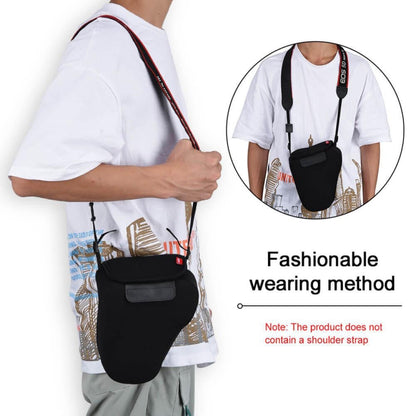 CADeN H6 Shockproof Waterproof Camera Liner Neoprene Bag Case, Size: 17 x 10.5 x 22cm (Black Red) by CADeN