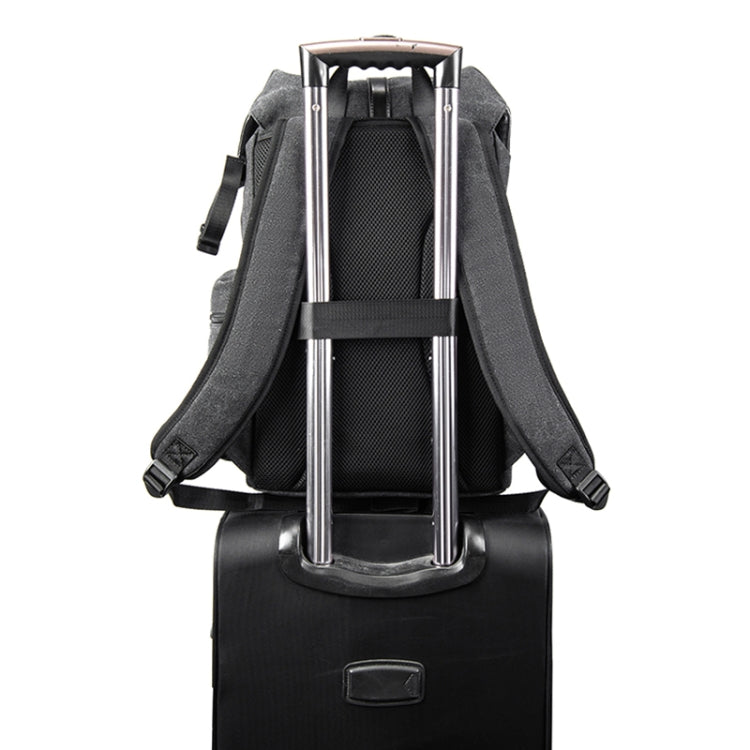 CADeN M8 Side Open Canvas Large Capacity Photography Backpack Shoulder Bag by CADeN