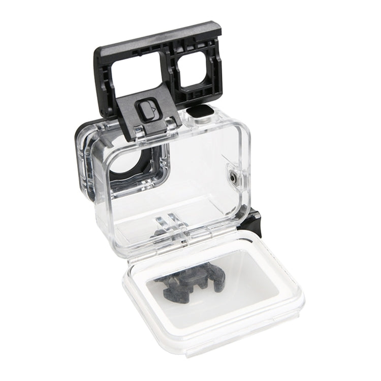 For GoPro NEW HERO /HERO6 /5 Touch Screen 45m Waterproof Housing Protective Case with Buckle Basic Mount & Screw, No Need to Remove Lens by bashfashion