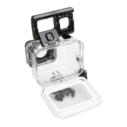 For GoPro NEW HERO /HERO6 /5 Touch Screen 45m Waterproof Housing Protective Case with Buckle Basic Mount & Screw, No Need to Remove Lens by bashfashion