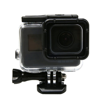 For GoPro NEW HERO /HERO6 /5 Touch Screen 45m Waterproof Housing Protective Case with Buckle Basic Mount & Screw, No Need to Remove Lens by bashfashion