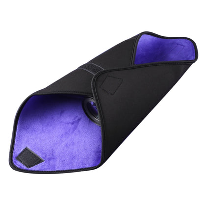 Hundred-folding Cloth Photography Camera SLR Liner Lens Bag Thickening Wrapped Cloth Plus Velvet, Size: 45x45cm (Purple) by bashfashion