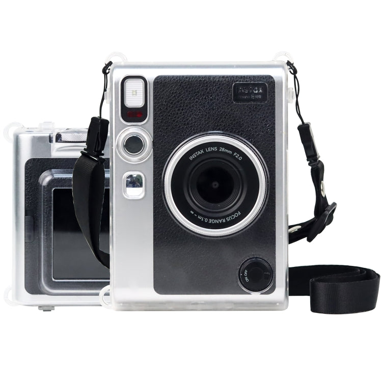 Protective Crystal Shell Case with Strap for FUJIFILM Instax mini EVO (Transparent) by bashfashion
