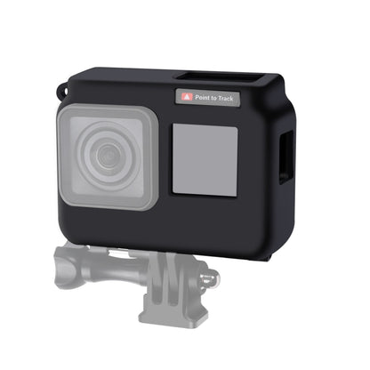 For Insta360 One R 4K with Frame Shockproof Silicone Protective Case with Lens Cap Cover(Black) by bashfashion