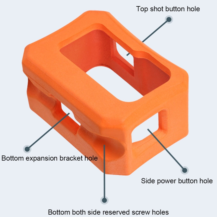 EVA Floaty Case for GoPro HERO10 Black / HERO9 Black (Orange) by bashfashion